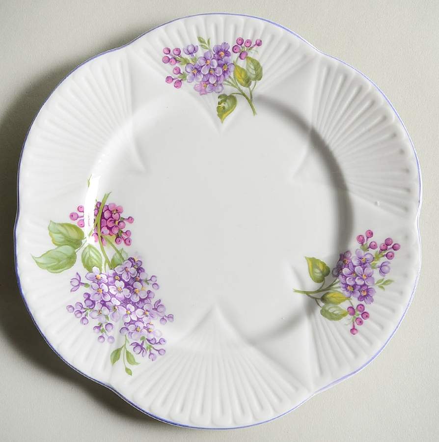 Lilac Time Bread & Butter Plate by Shelley-1