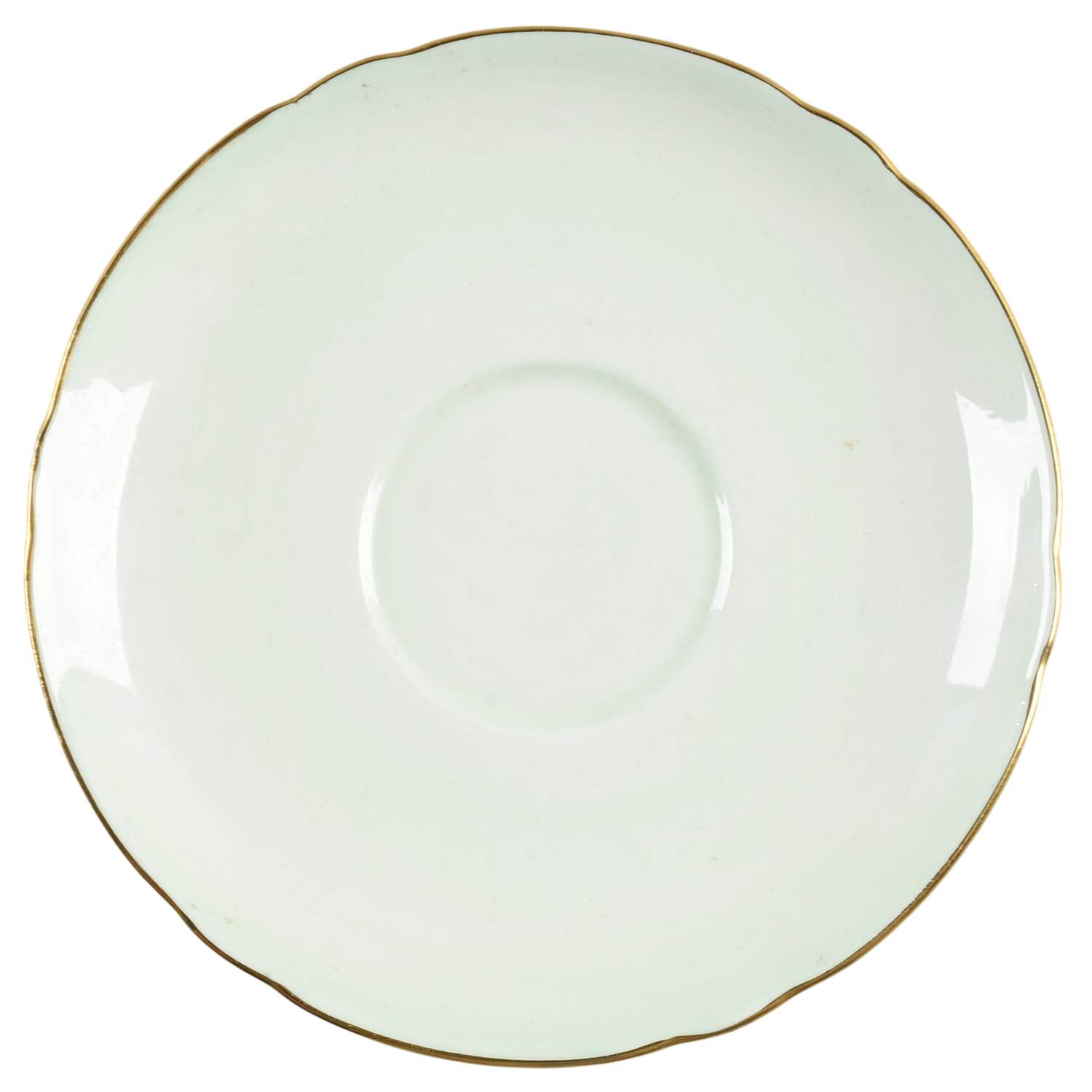 Lily of the Valley (Oleander, Gold Trim) Saucer by Shelley-1