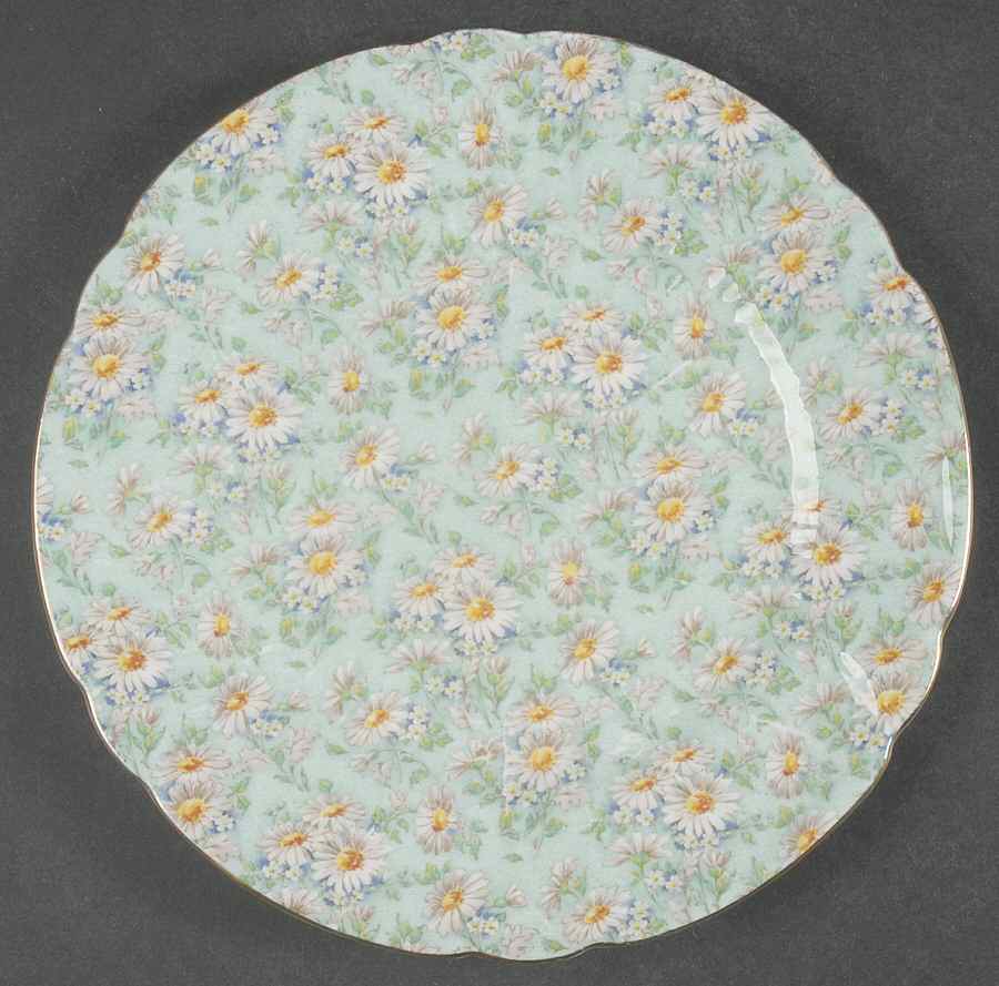 Marguerite (Oleander) Salad Plate by Shelley-1