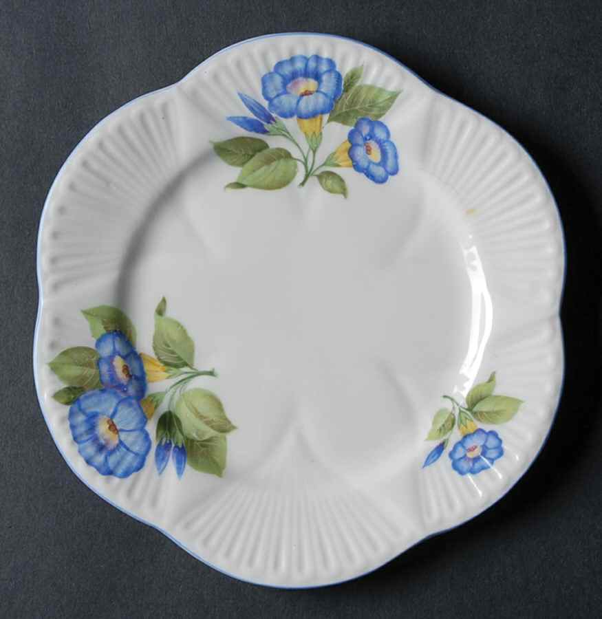 Morning Glory Bread & Butter Plate by Shelley-1
