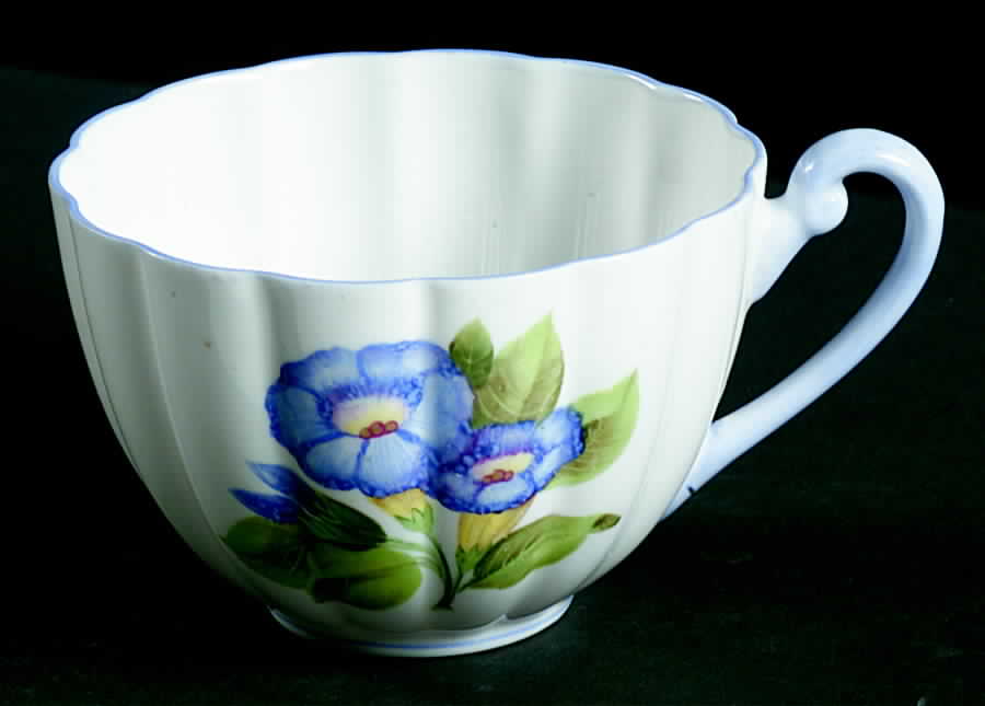 Morning Glory Flat Cup by Shelley-1