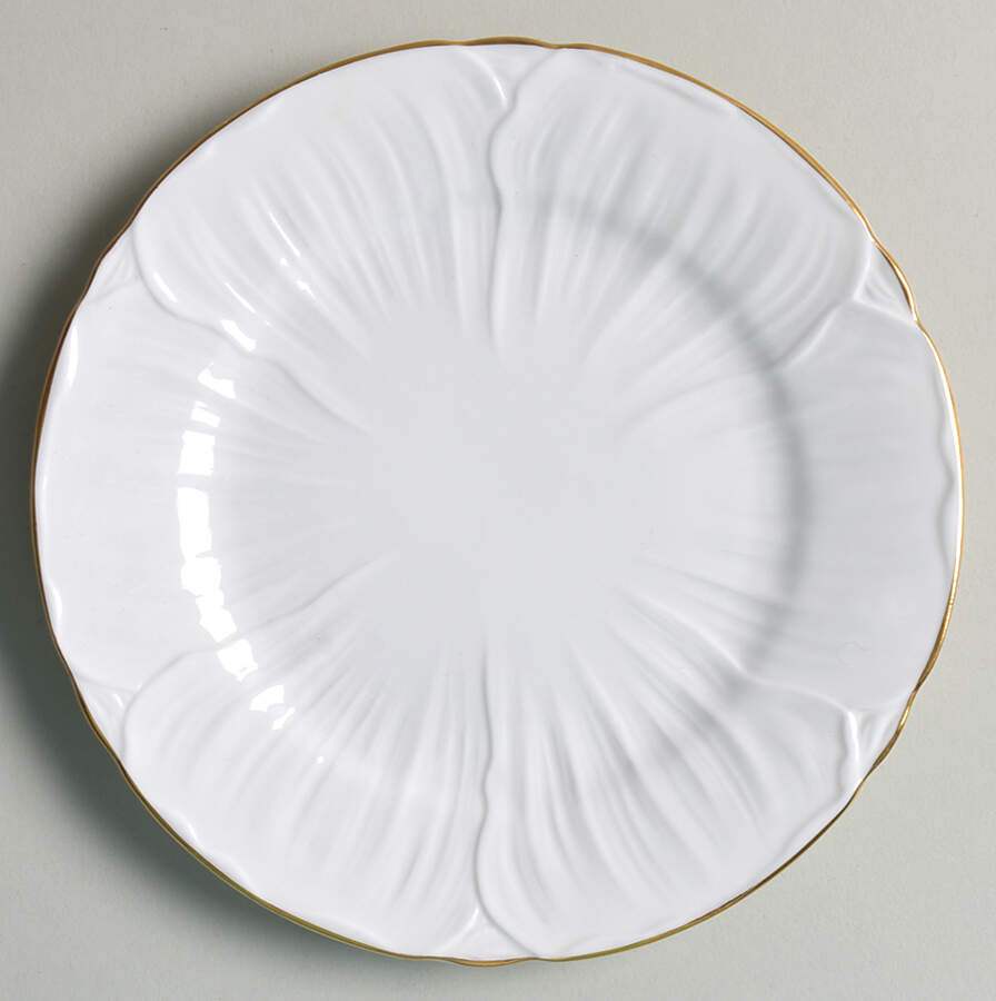 Oleander (Gold Trim) Bread & Butter Plate by Shelley-1