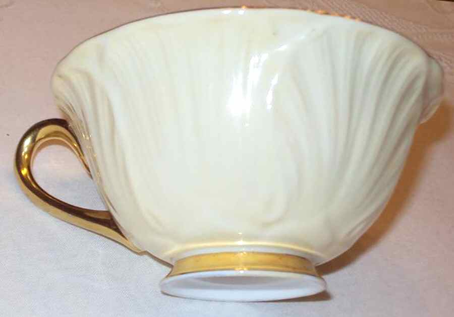 Oleander (Gold Trim) Footed Cup by Shelley-1