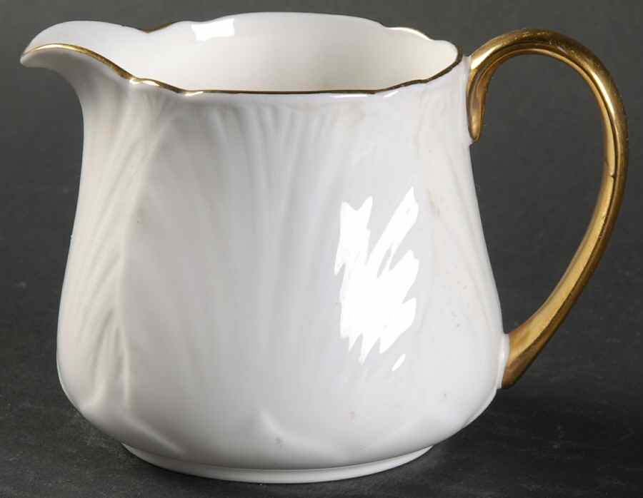 Oleander (Gold Trim) Mini Creamer by Shelley-1