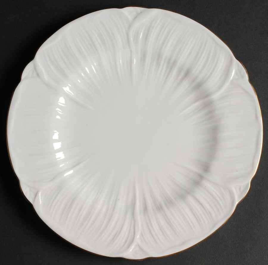 Oleander (Gold Trim) Luncheon Plate by Shelley-1