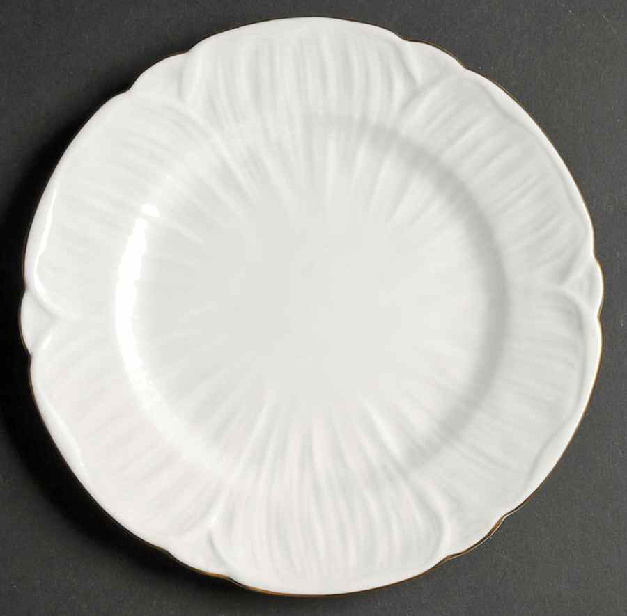Oleander (Gold Trim) Salad Plate by Shelley-1