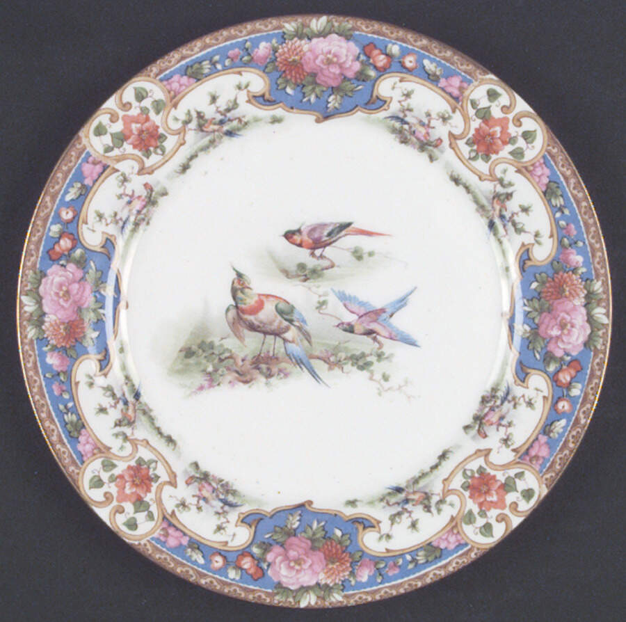 Old Sevres Dessert/Pie Plate by Shelley-1