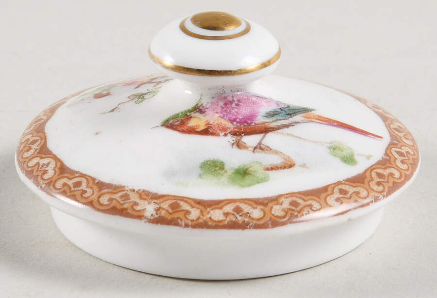 Old Sevres Lid for Sugar Bowl by Shelley-1