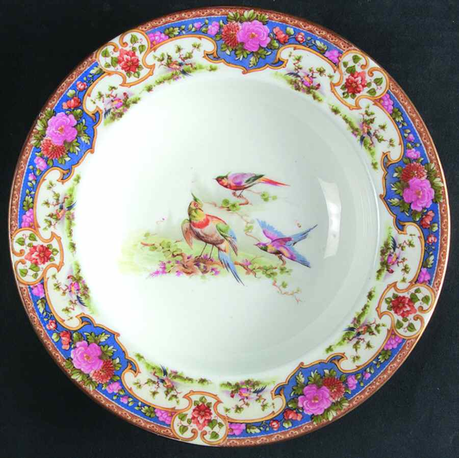 Old Sevres Rim Soup Bowl by Shelley-1
