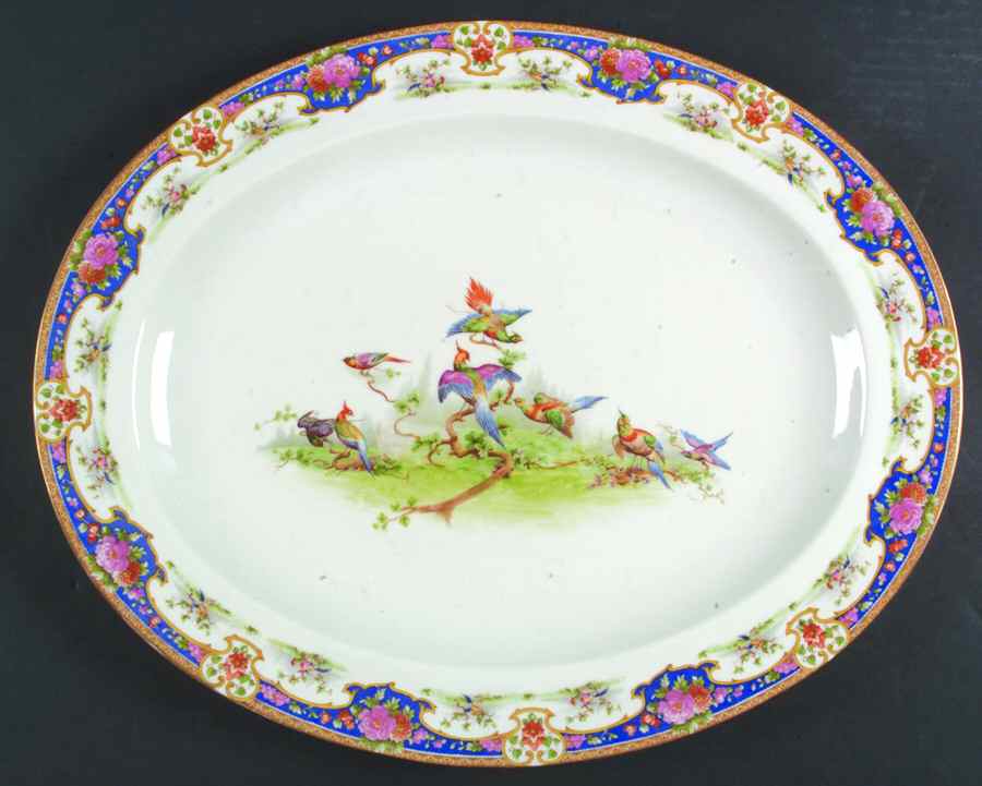 Old Sevres 18" Oval Serving Platter by Shelley-1