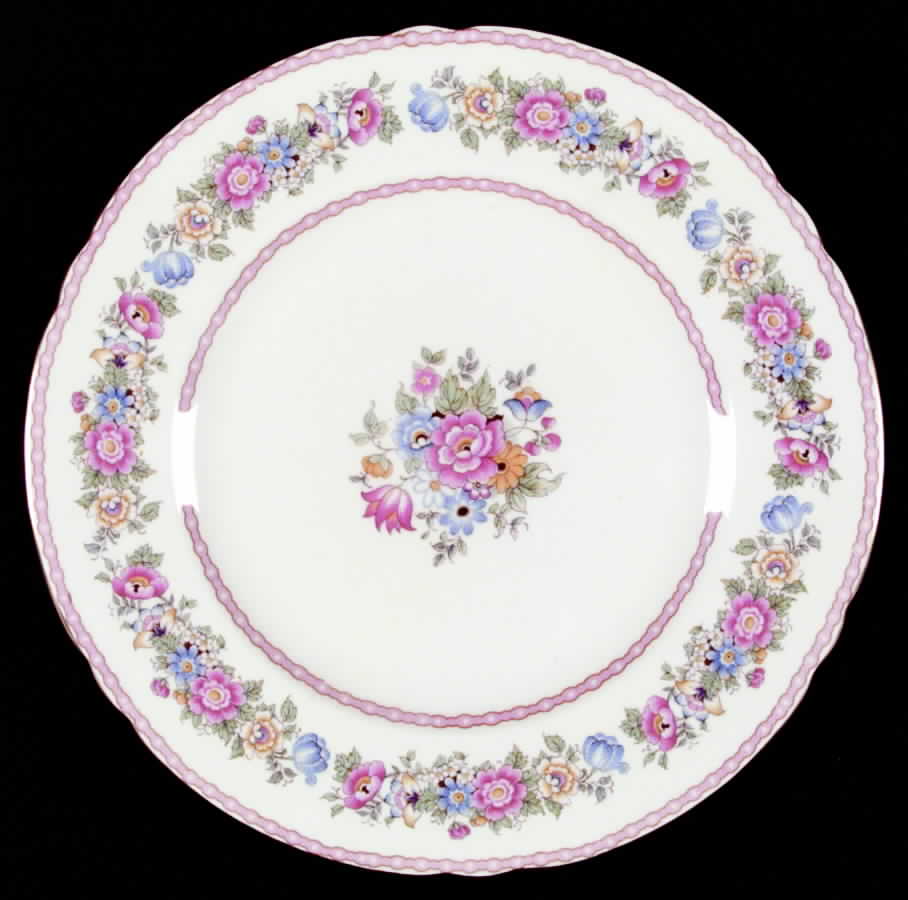 Pompadour Dinner Plate by Shelley-1