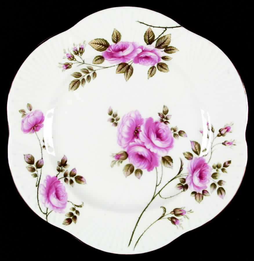 Rambler Rose (Dainty) Dinner Plate by Shelley-1