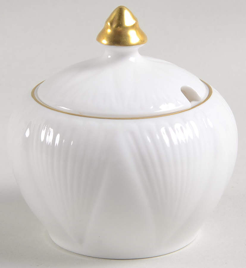Regency Mustard Jar & Lid by Shelley-1