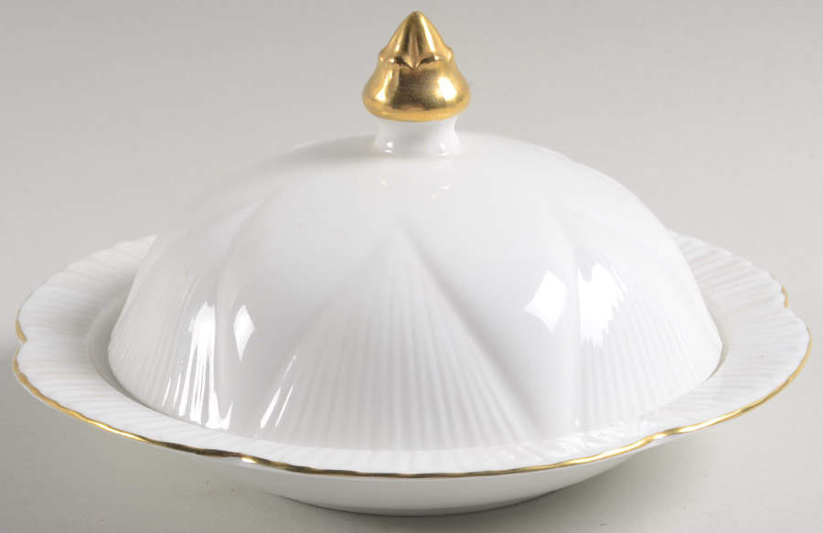 Regency Round Covered Butter by Shelley-1