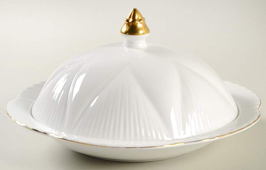 Regency Muffin Dish & Lid by Shelley-1