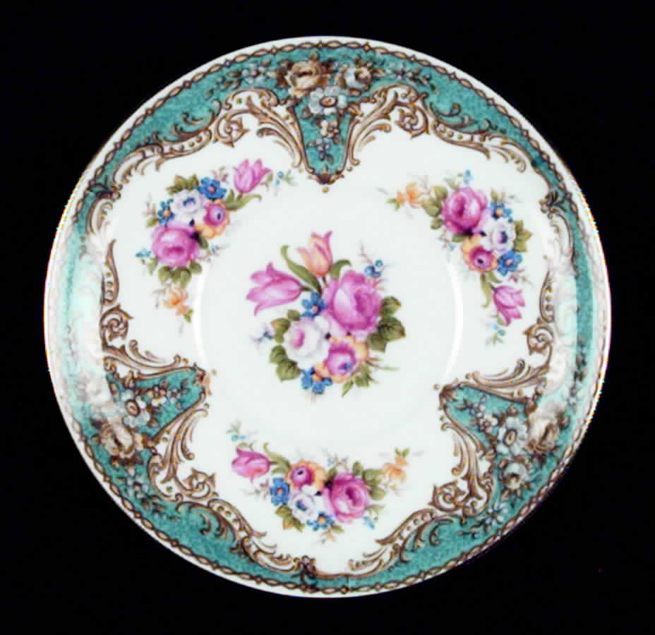 Regal Blue (Smooth) Saucer by Shelley-1