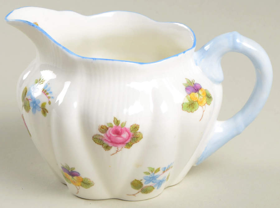 Rose, Pansy, Forget Me Not Individual Creamer by Shelley-1