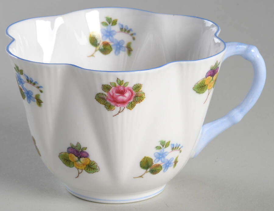 Rose, Pansy, Forget Me Not Snack Cup by Shelley-1