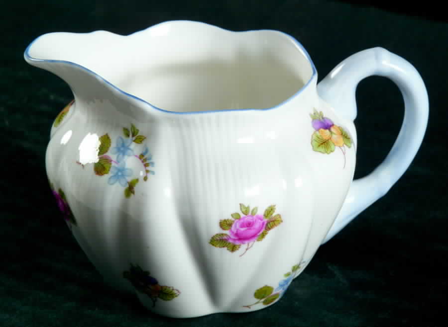 Rose, Pansy, Forget Me Not Mini Creamer by Shelley-1