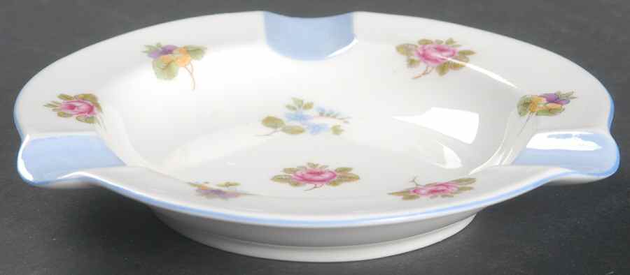 Rose, Pansy, Forget Me Not 5" Ashtray by Shelley-1