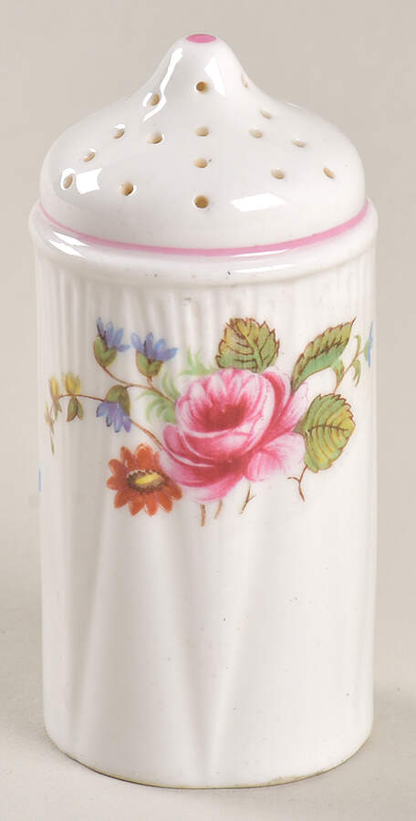 Rose & Red Daisy (Dainty) Pepper Shaker by Shelley-1