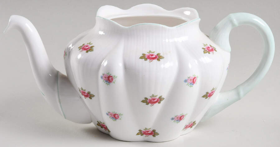 Rosebud (Dainty Shape) Teapot No Lid by Shelley-1