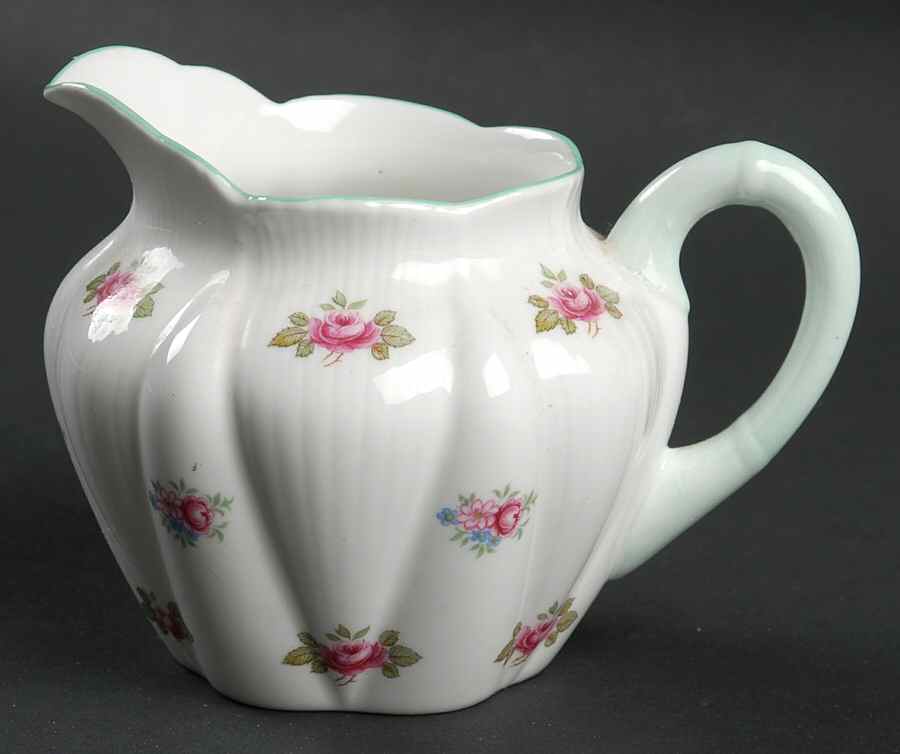 Rosebud (Dainty Shape) Creamer by Shelley-1