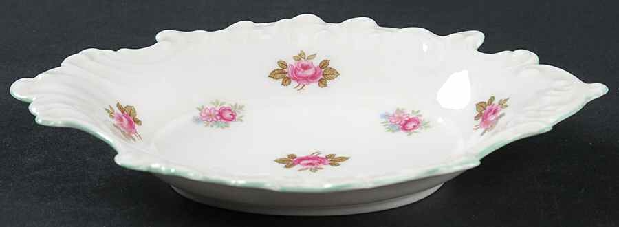 Rosebud (Dainty Shape) 6" Sweet Meat Dish by Shelley-1