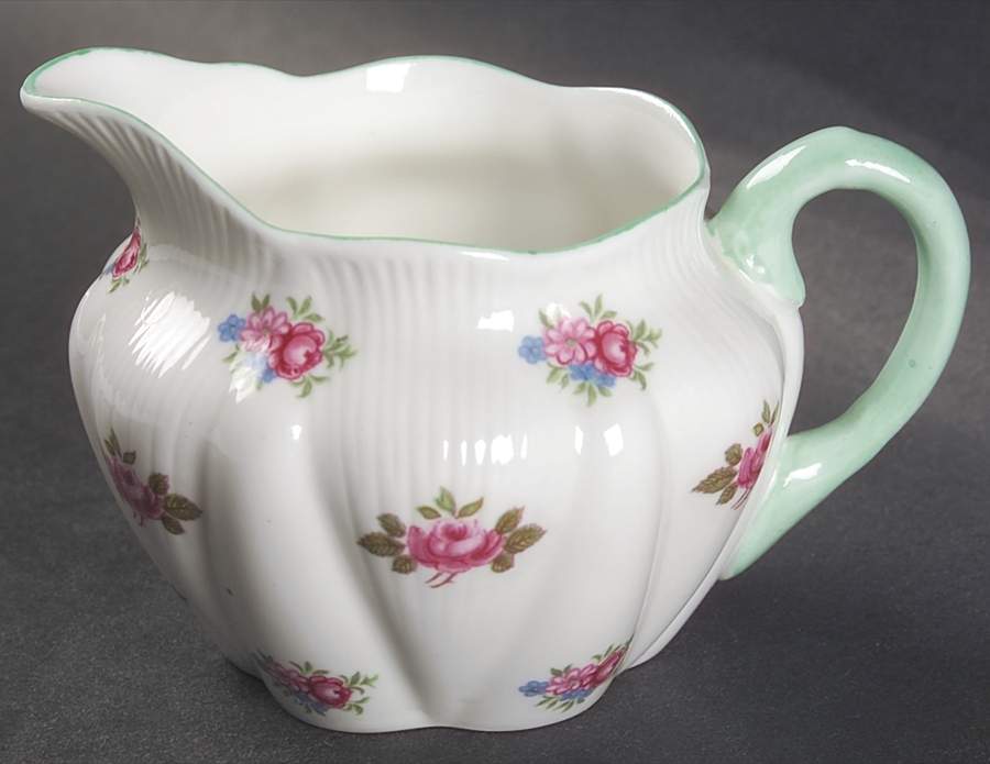 Rosebud (Dainty Shape) Mini Creamer by Shelley-1