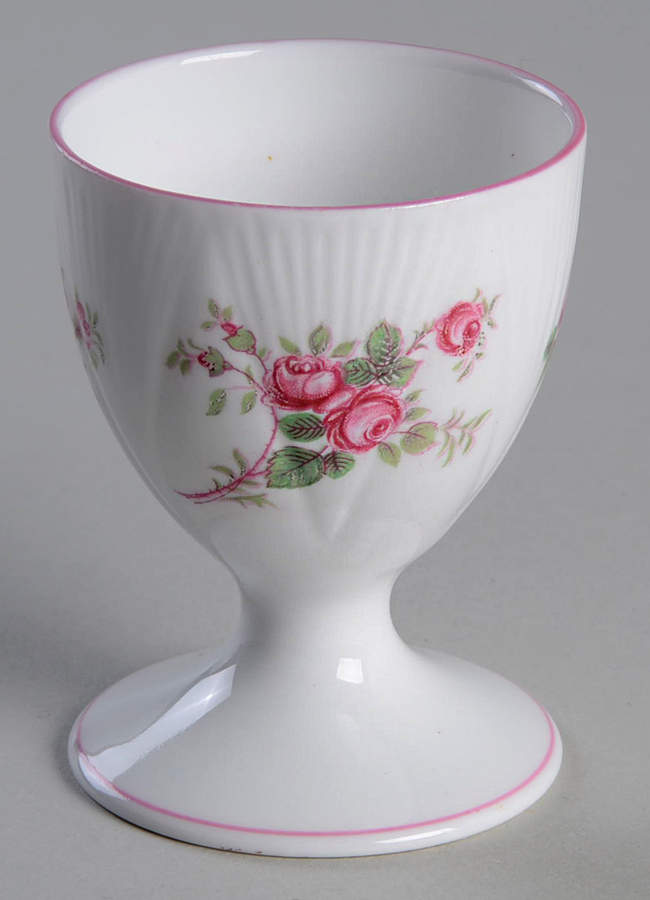 Bridal Rose (Dainty Shape) Single Egg Cup by Shelley-1
