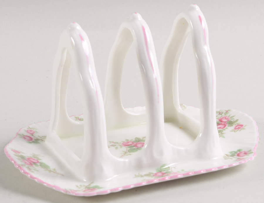 Bridal Rose (Dainty Shape) Toast Server by Shelley-1
