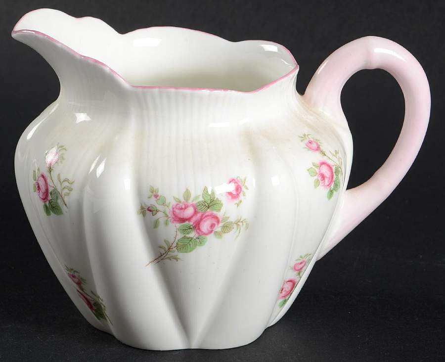 Bridal Rose (Dainty Shape) Creamer by Shelley-1