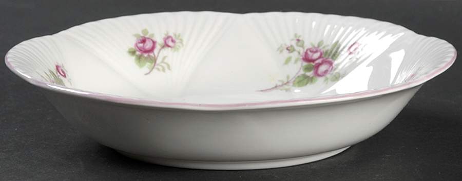 Bridal Rose (Dainty Shape) Fruit/Dessert (Sauce) Bowl by Shelley-1