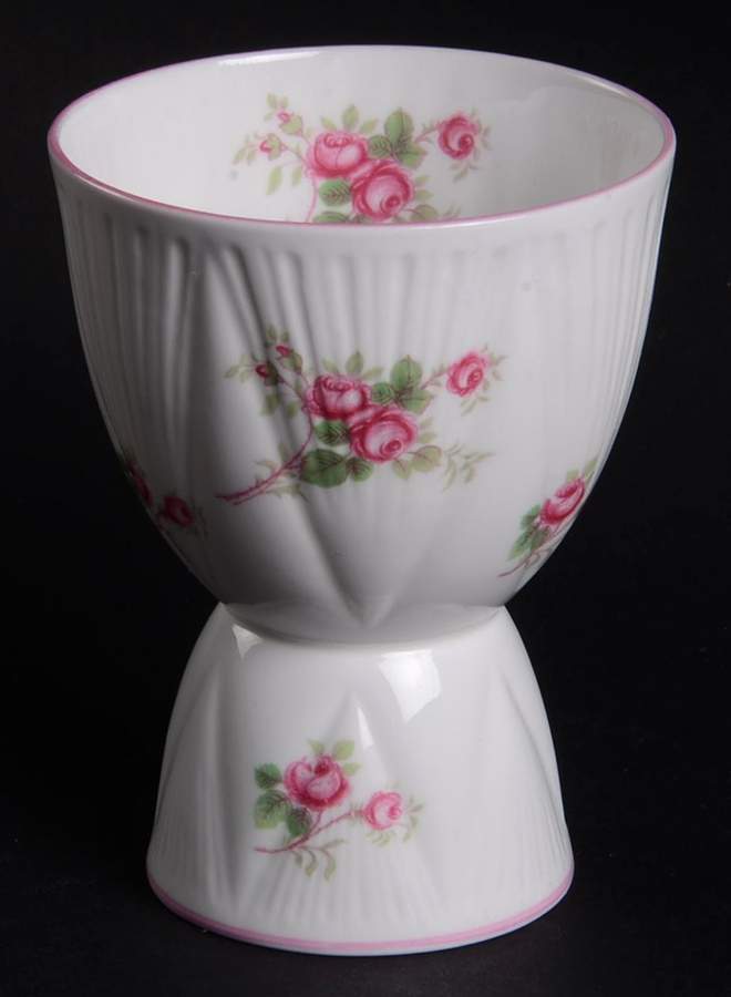 Bridal Rose (Dainty Shape) Double Egg Cup by Shelley-1