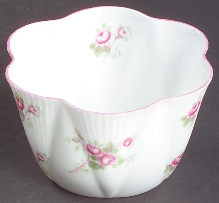 Bridal Rose (Dainty Shape) Mini Open Sugar Bowl by Shelley-1