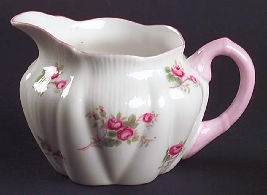 Bridal Rose (Dainty Shape) Mini Creamer by Shelley-1