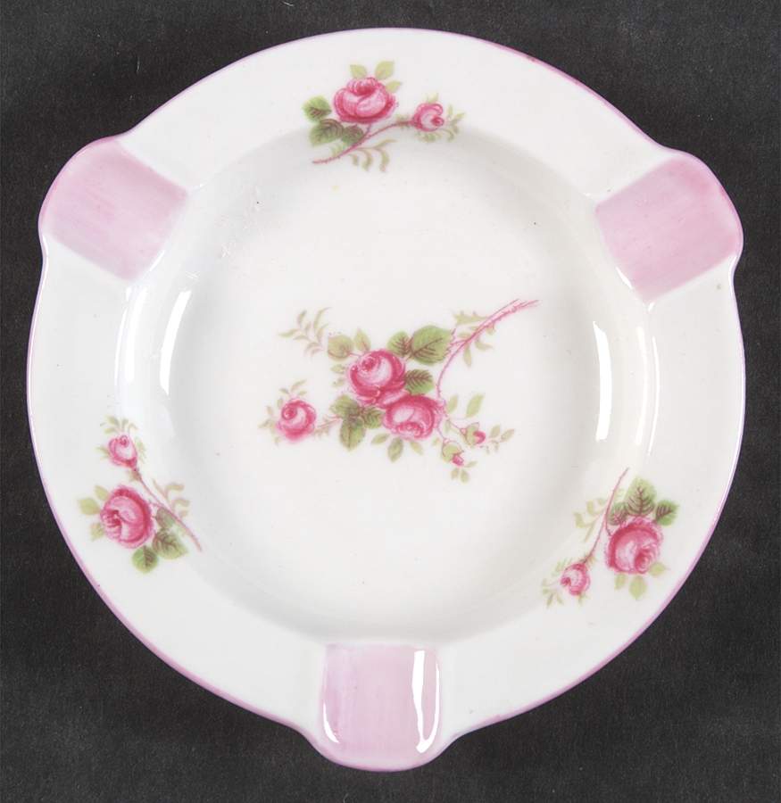 Bridal Rose (Dainty Shape) 3" Ashtray by Shelley-1