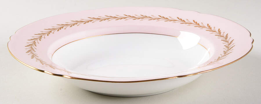 Rose Trousseau Rim Soup Bowl by Shelley-1