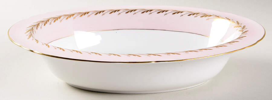 Rose Trousseau 9" Oval Vegetable Bowl by Shelley-1