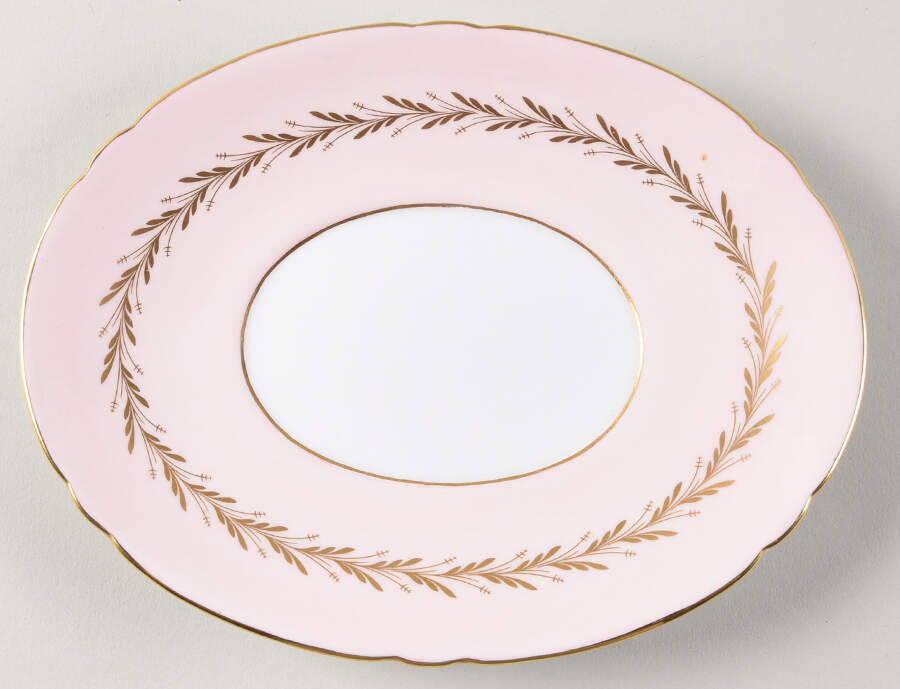Rose Trousseau Underplate for Gravy Boat by Shelley-1