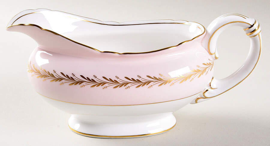 Rose Trousseau Gravy Boat by Shelley-1