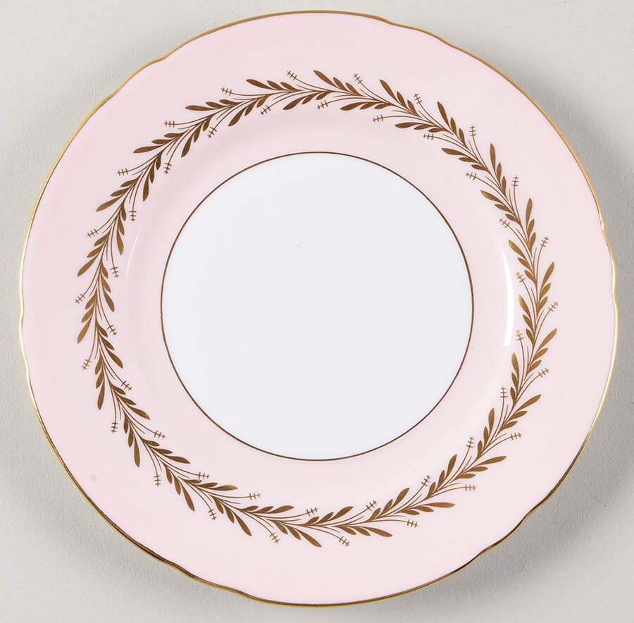 Rose Trousseau Bread & Butter Plate by Shelley-1
