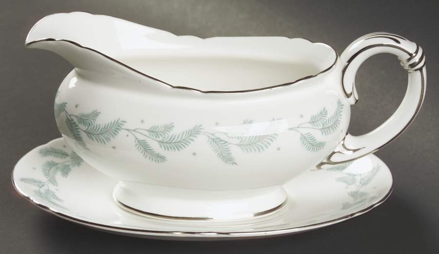 Serenity Gravy Boat & Underplate by Shelley-1