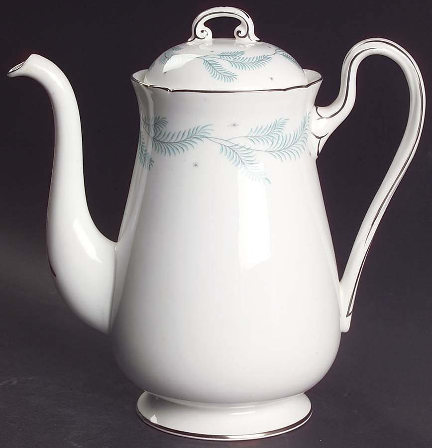Serenity Coffee Pot & Lid by Shelley-1