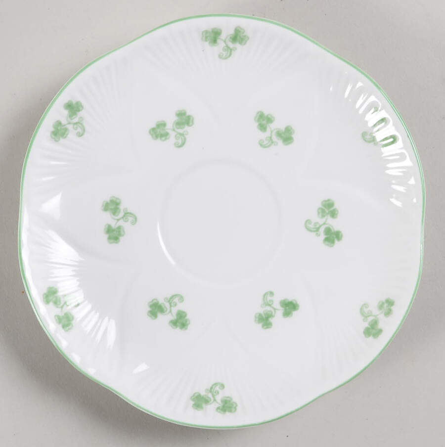 Shamrock (Dainty) Saucer by Shelley-1