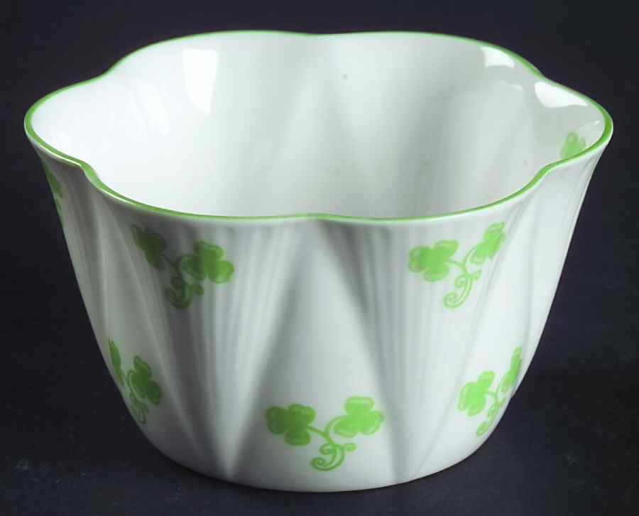 Shamrock (Dainty) Mini Open Sugar Bowl by Shelley-1