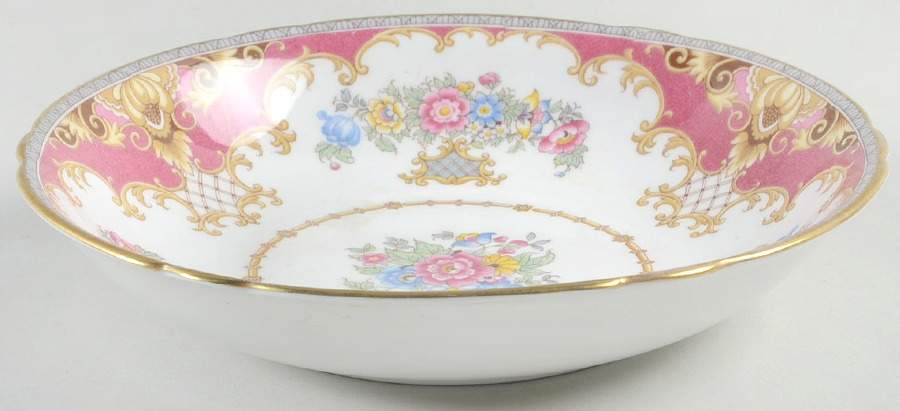 Sheraton Pink (13289, Scalloped) Coupe Soup Bowl by Shelley-1