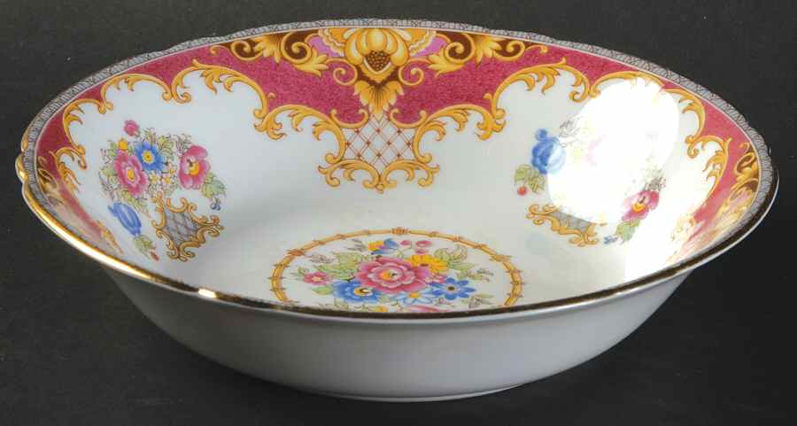 Sheraton Pink (13289, Scalloped) Coupe Cereal Bowl by Shelley-1