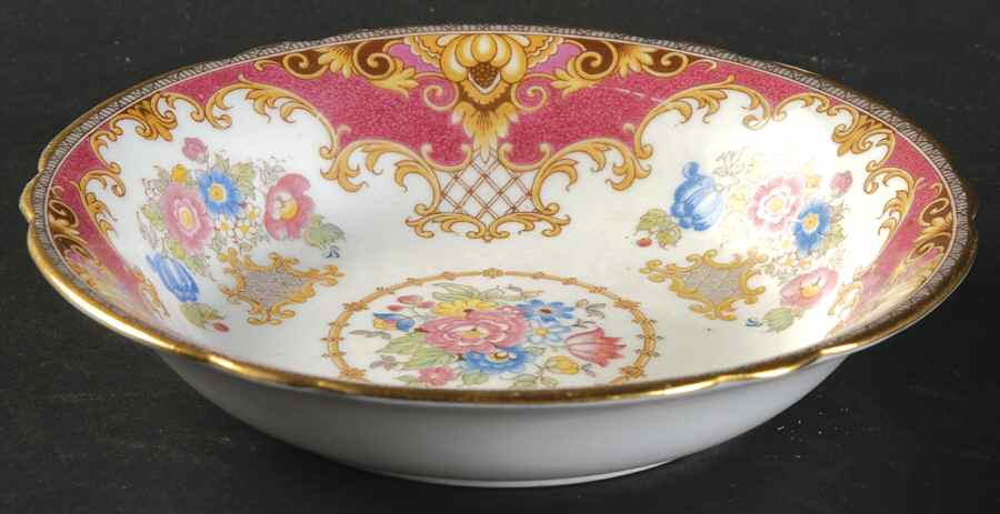 Sheraton Pink (13289, Scalloped) Fruit/Dessert (Sauce) Bowl by Shelley-1