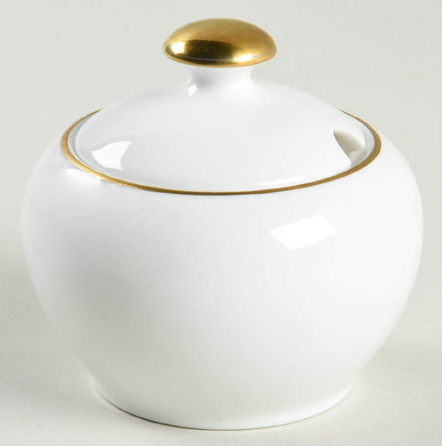 SHE10 Mustard Jar & Lid by Shelley-1
